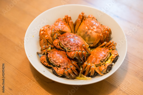 A dish of hairy crabs