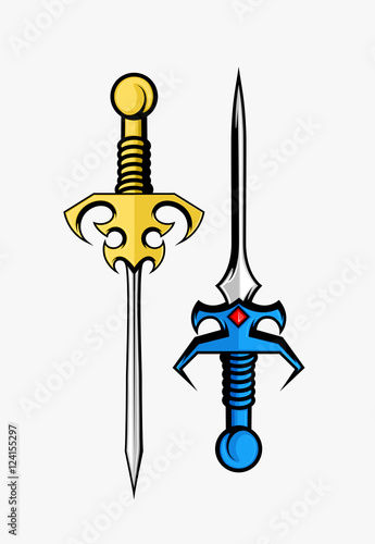 Medieval Swords Vector
