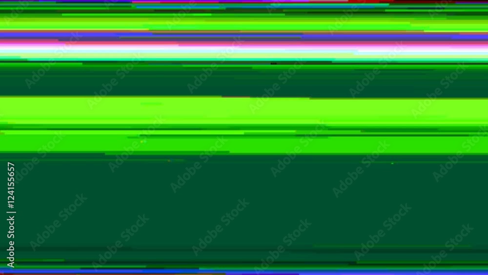 Computer Monitor Glitch Effect Stock Video Adobe Stock