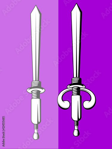 Old Swords Vector