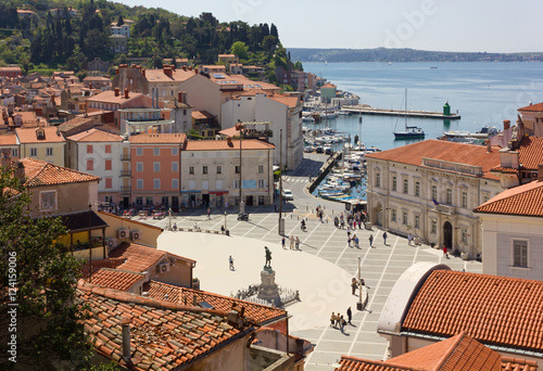 Foto Tartini Square in Piran, Slovenia