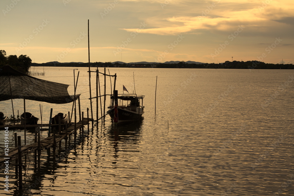 Sunset Boat