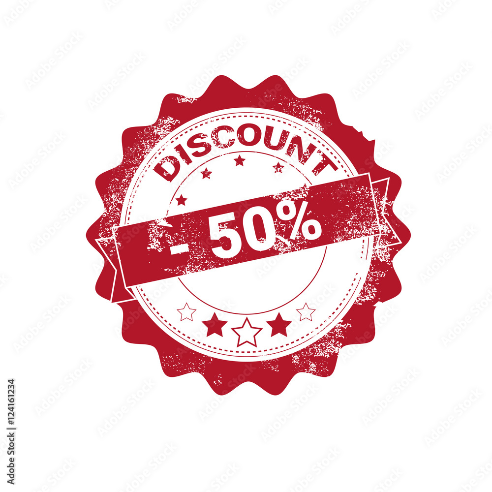 Obraz premium Black Friday Sale Discount Label Stamp Holiday Shopping Banner Vector Illustration