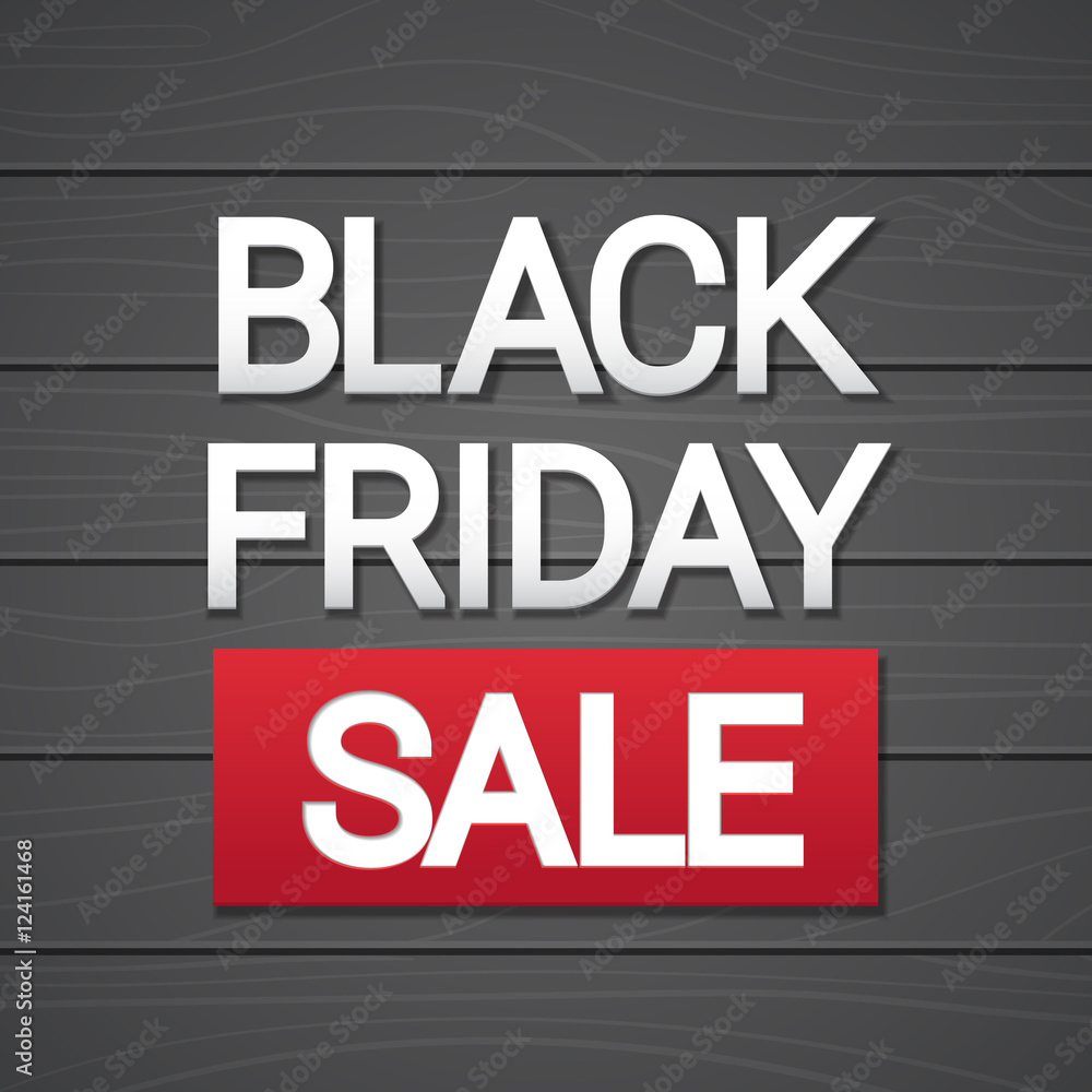 Black Friday Sale Holiday Shopping Banner Copy Space Vector Illustration Black Friday Sale Holiday Shopping Banner Copy Space Vector Illustration