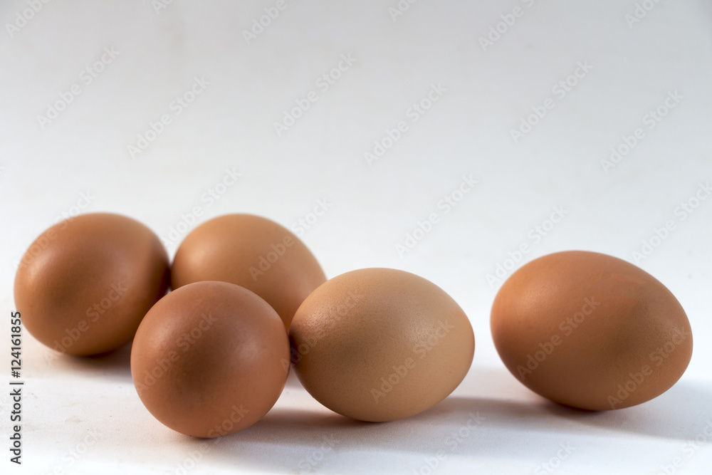 hen eggs on table hen eggs on table