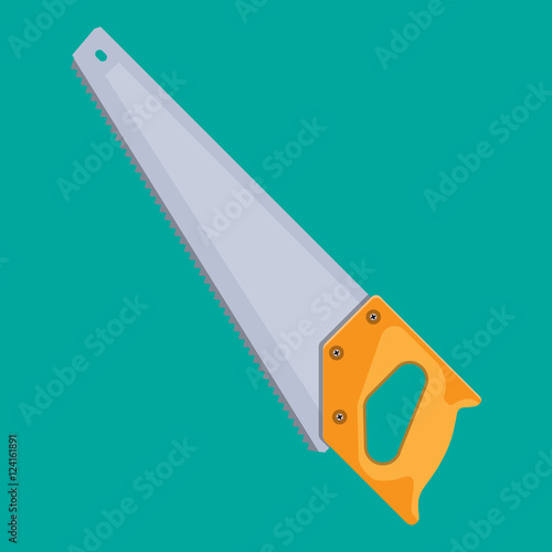 Hand saw with hardened teeth