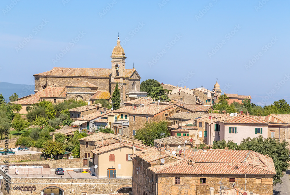 Montalcino, Italy. The old part of the city
