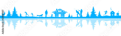 Winter Landschaft Sport