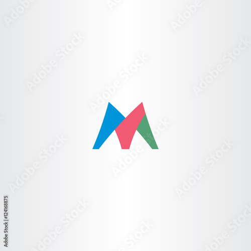 Free Download colorful m letter logotype icon symbol design sign - GFXLoad