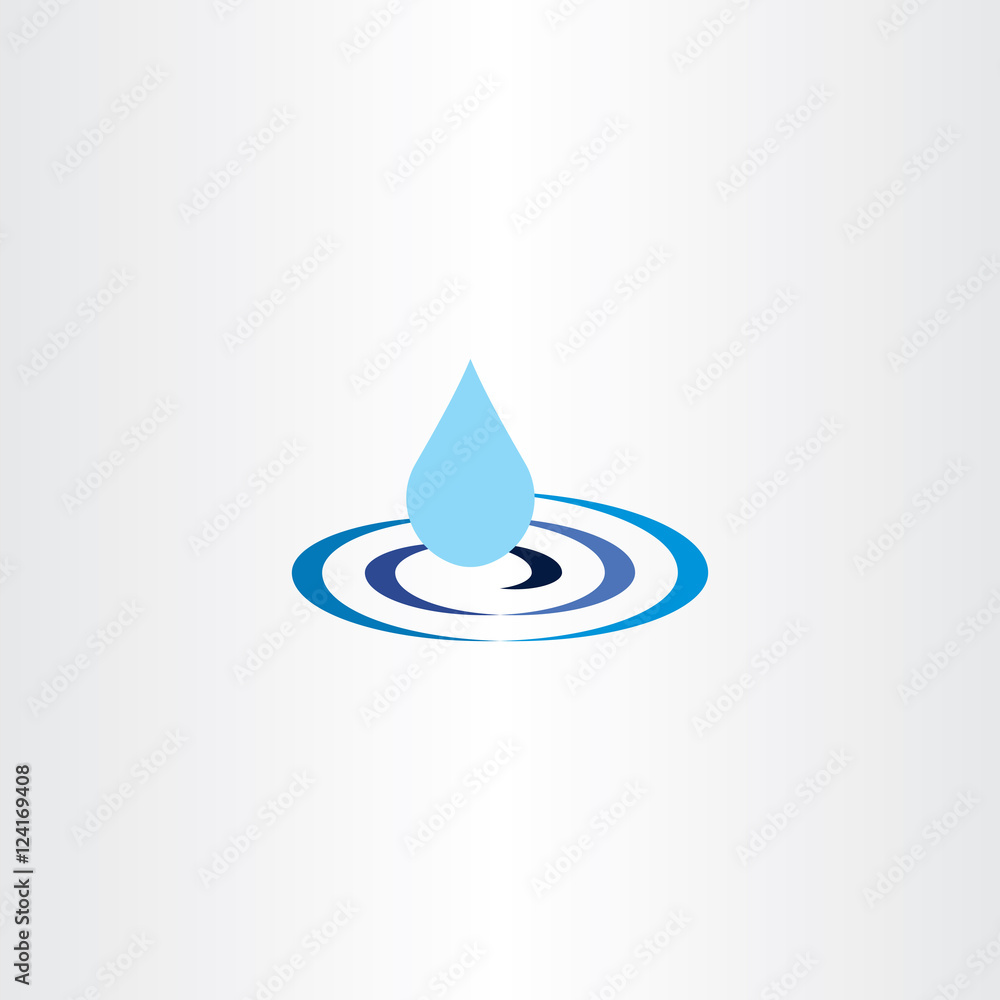 water drop ripple vector icon illustration water drop ripple vector icon illustration