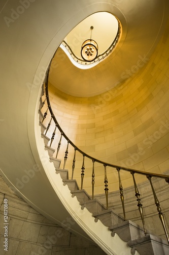 Winnipeg, Manitoba, Canada; Winding Staircase photo