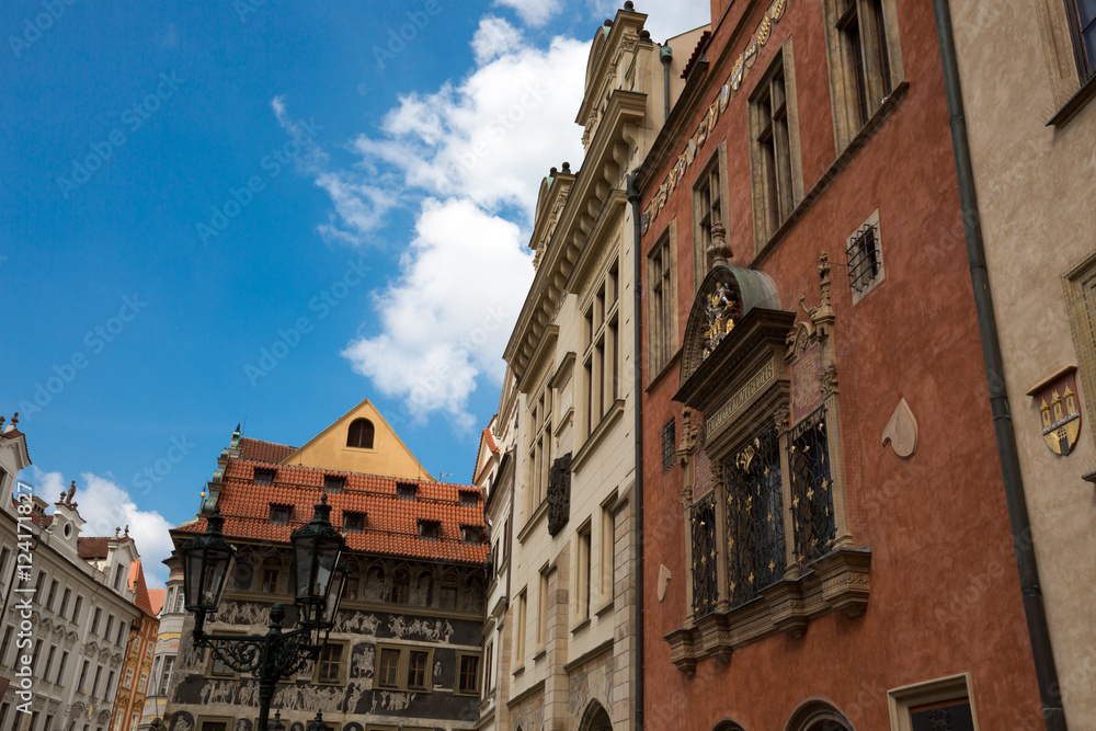 view of old buildings in Prague