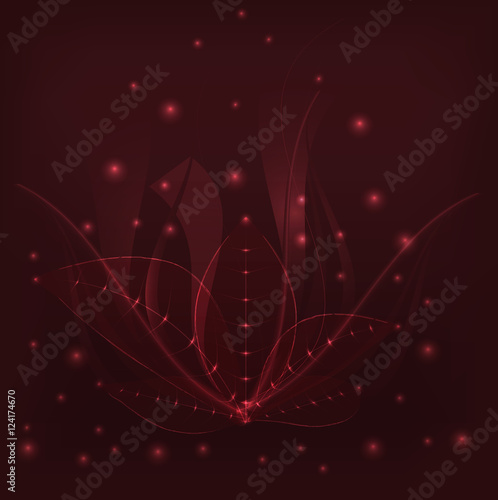 background burgundy leaves the glow of the fire