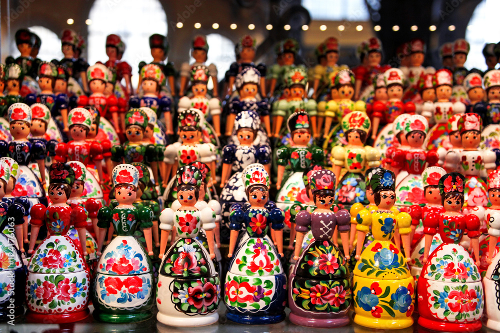 Fototapeta premium Wooden dolls