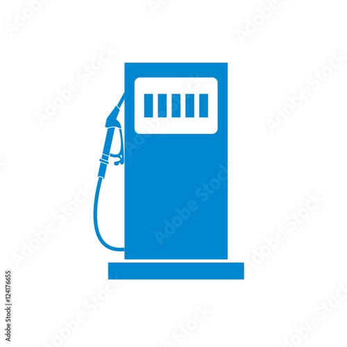 Stylized icon of the gas station