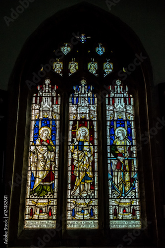 All Saints Church in Langport Stained Glass F