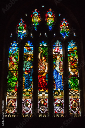 All Saints Church in Langport Stained Glass H photo