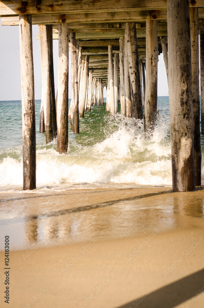 Fototapeta premium drewniane molo 