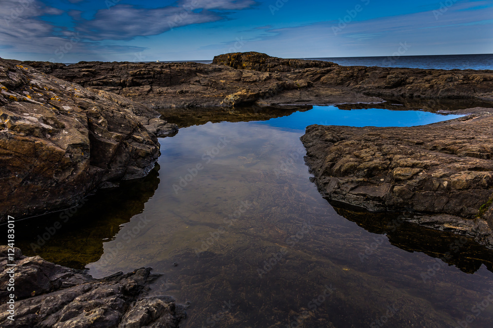 Obraz premium Lake Superior Rocky Shore