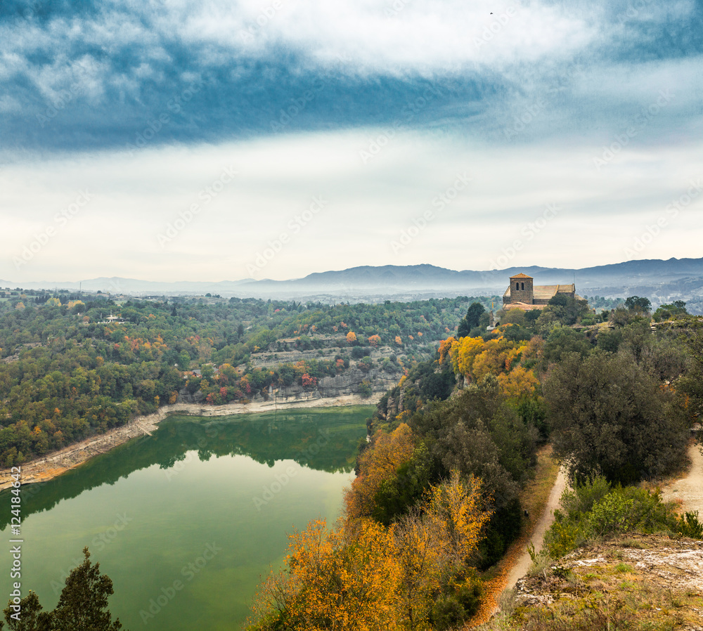 Naklejka premium Beautiful nature landscape