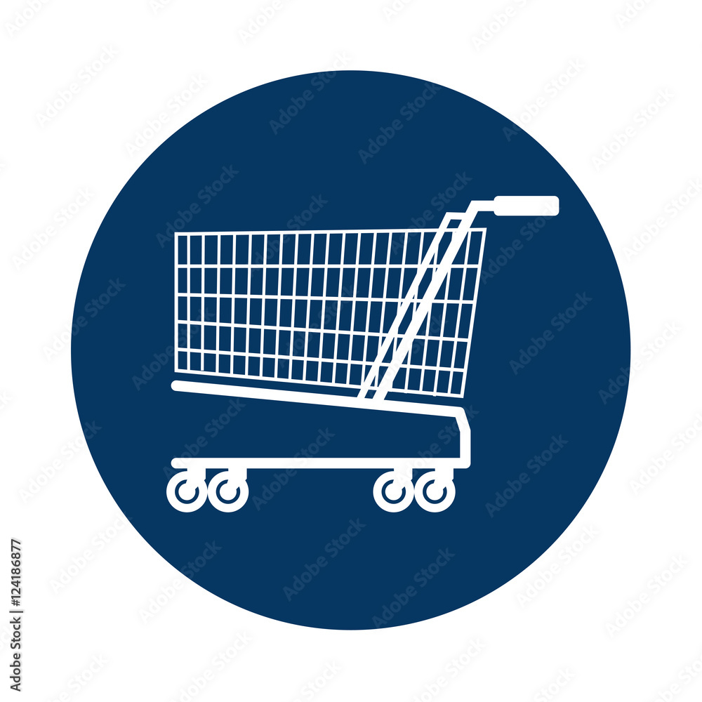 cart shopping blue background circle icon vector illustration eps 10 cart shopping blue background circle icon vector illustration eps 10