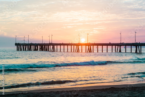 Sunset at Venice Beach, California © lucasinacio.com
