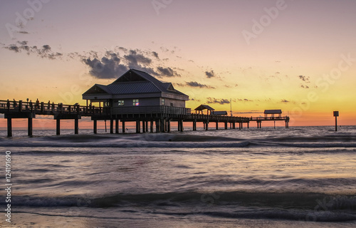 Sunset under pier 60 © mtoddrogers