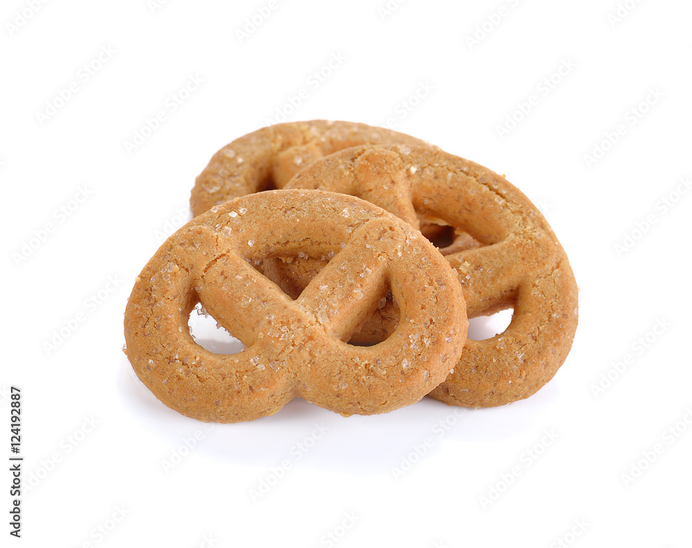 tasty cookies on a white background tasty cookies on a white background