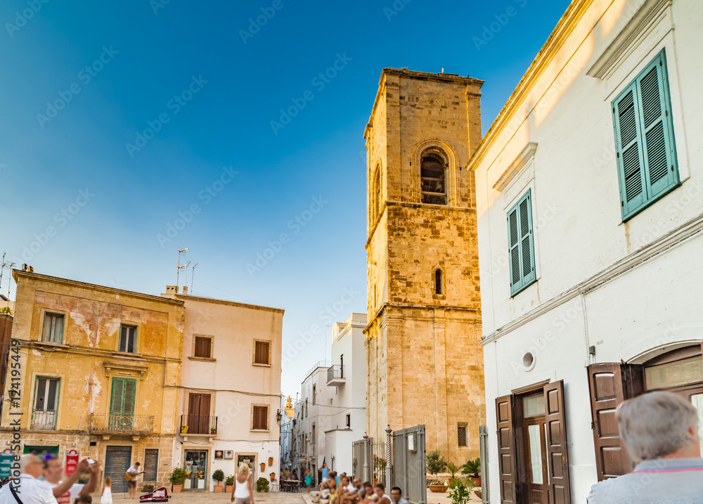 ancient Apulian village square