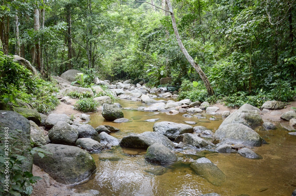 chan ta then waterfall in Bang Phra, Sriracha, Chonburi, Thailand chan ta then waterfall in Bang Phra, Sriracha, Chonburi, Thailand