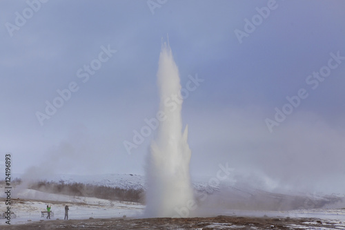 Iceland Geyser Strokkur Eruption