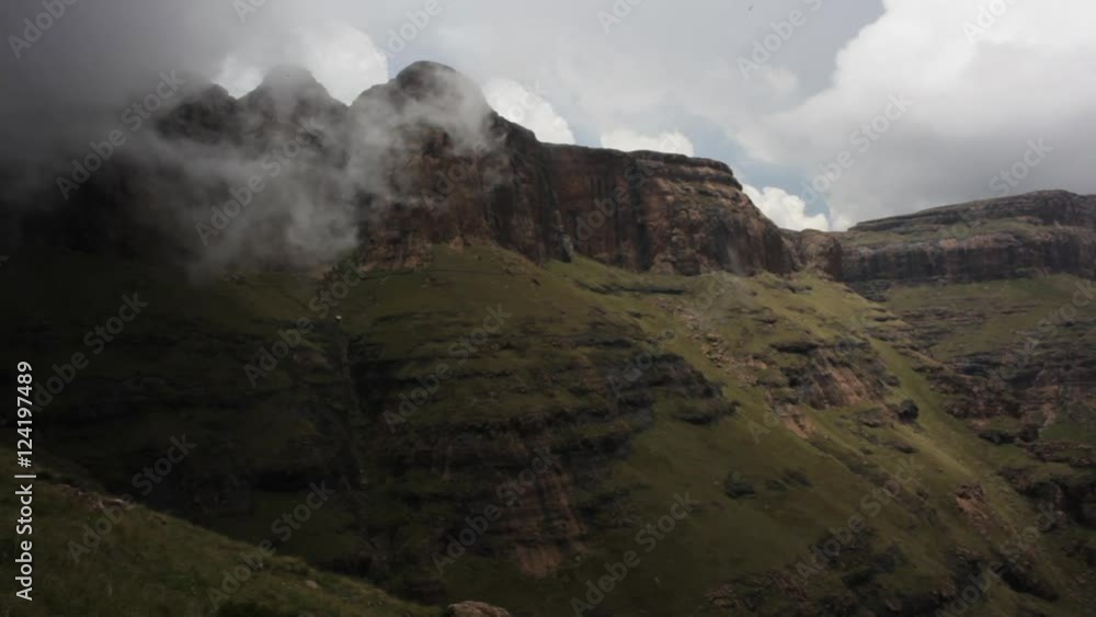 Mountains and clouds in South Africa. Mountains and clouds in South Africa.