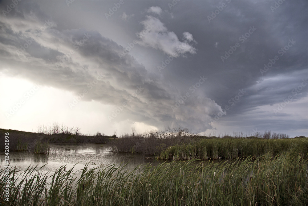 Fototapeta premium Storm Clouds Saskatchewan