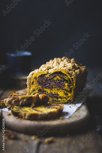 Wallpaper Mural Pumpkin chocolate babka cake Torontodigital.ca