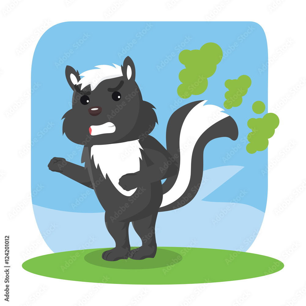 Cartoon Skunk Farting cartoon-skunk-farting