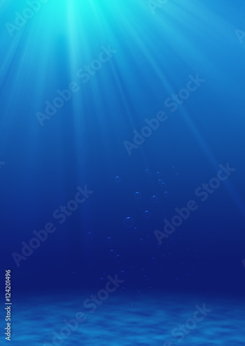underwater background, over light 