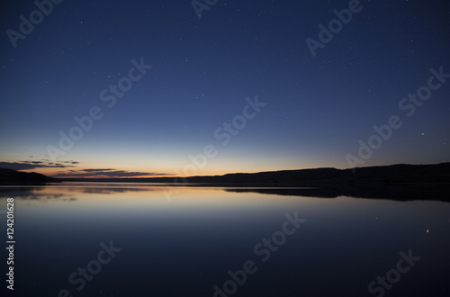 Lake Twilight Night Photo