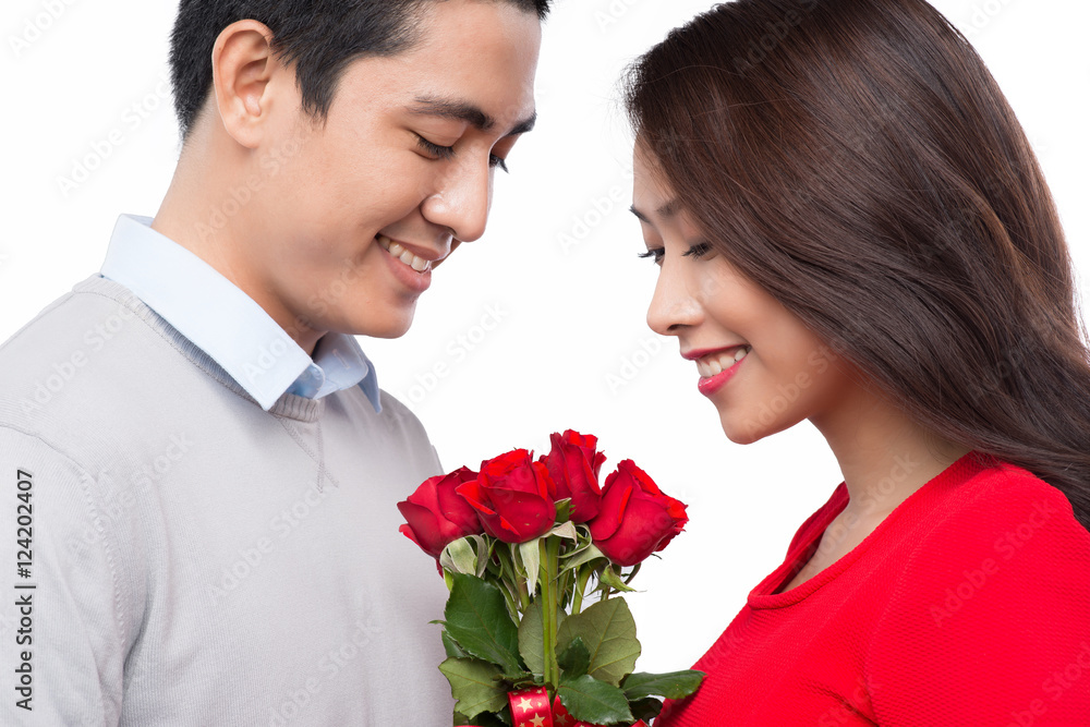 Love is a great feeling! Beautiful young loving couple Love is a great feeling! Beautiful young loving couple