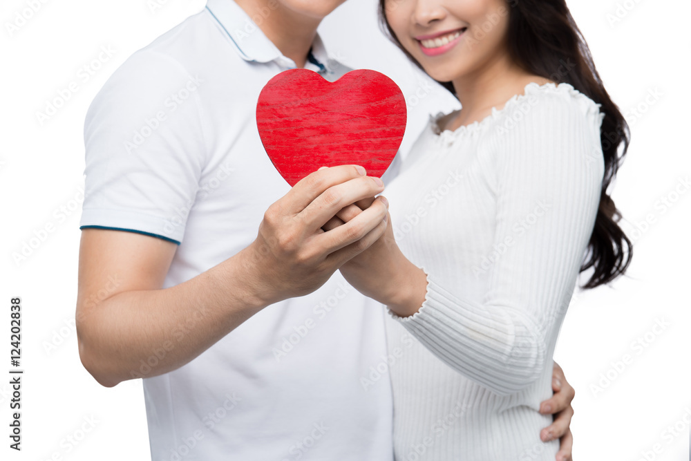 picture of family couple in a sweaters with heart. Beautiful you picture of family couple in a sweaters with heart. Beautiful you