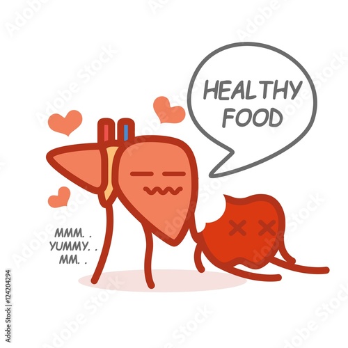 Healthy Poster. Liver Awareness
