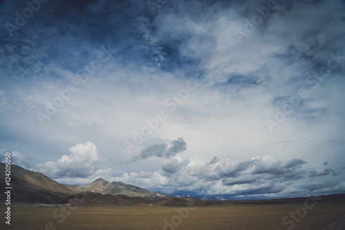 Vast open spaces of tibetan plateau