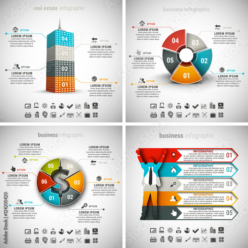 Creative business infographics