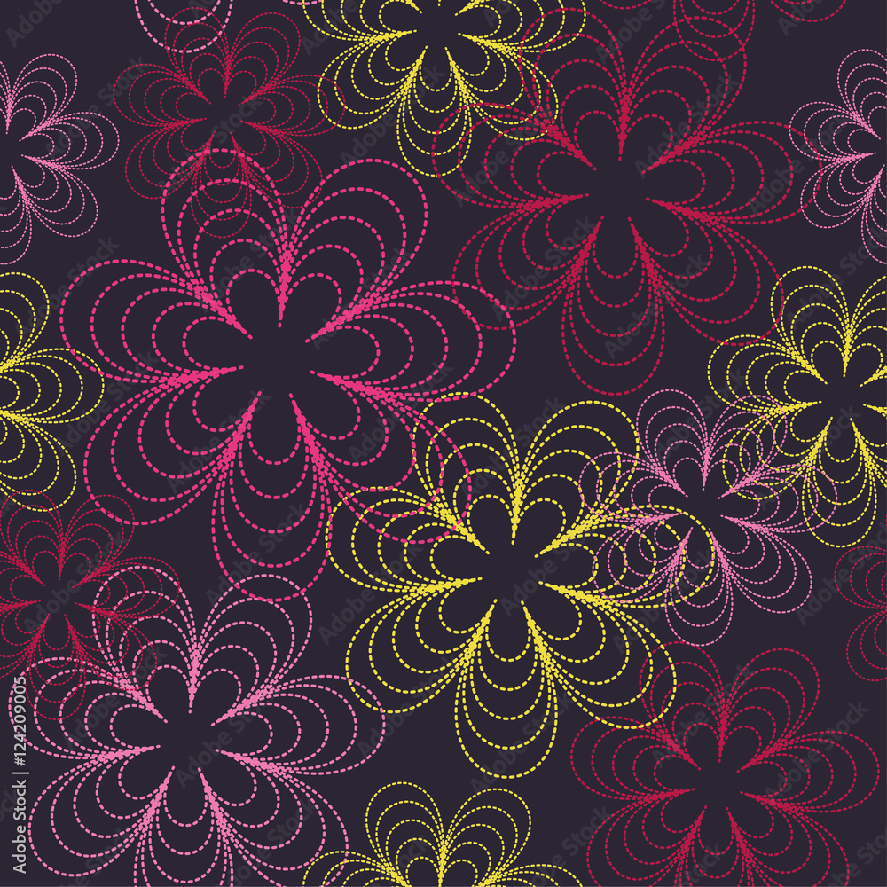 Seamless floral background. Print. Cloth design, wallpaper. Seamless floral background. Print. Cloth design, wallpaper.