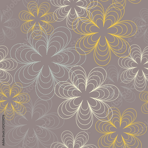 Seamless floral background. Print. Cloth design, wallpaper.