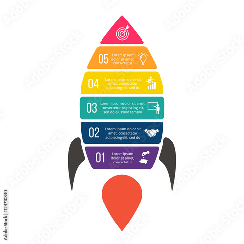 Vector illustration of business infographic
