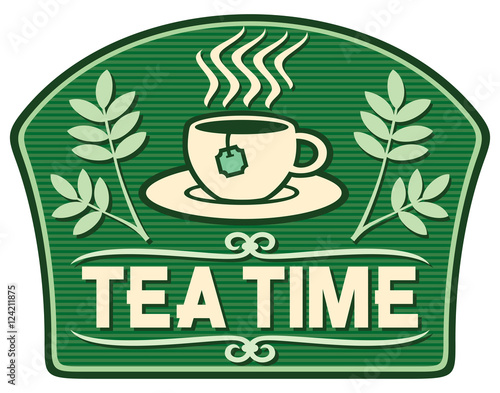 tea time label