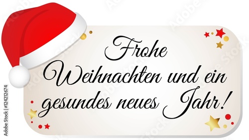 Frohe Weihnachten und ein gesundes neues Jahr 