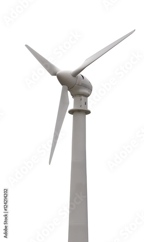 wind turbine isolated on white