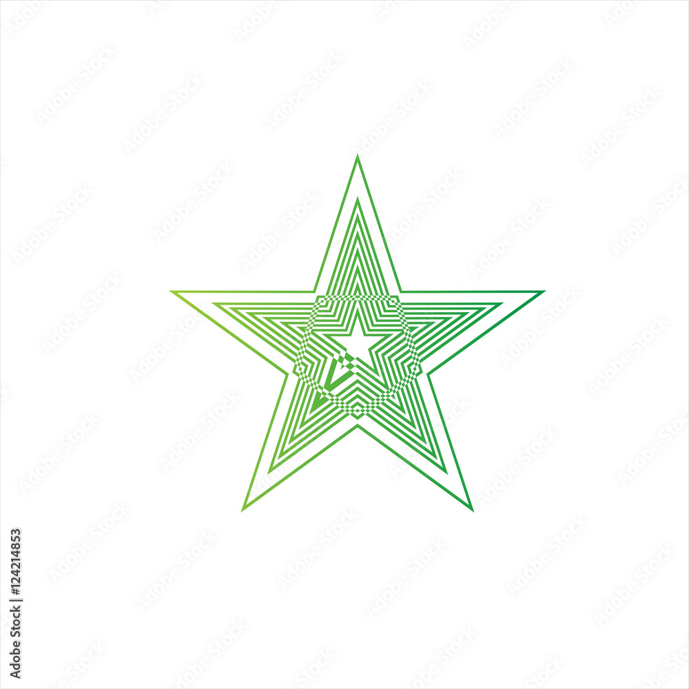 Obraz premium Star logo
