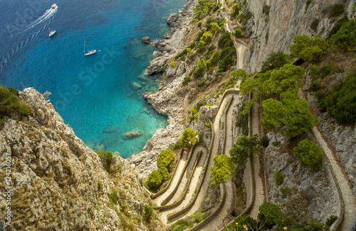 Via Krupp on Capri island in Italy